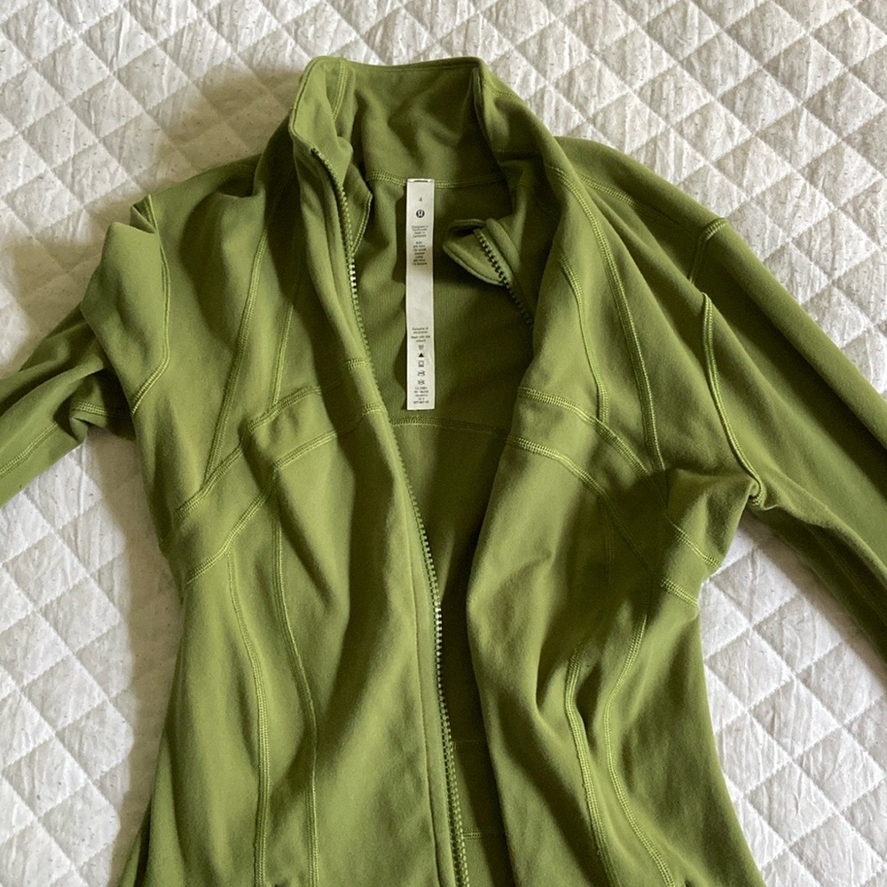 Lululemon Define Jacket Green Foliage Size 4
